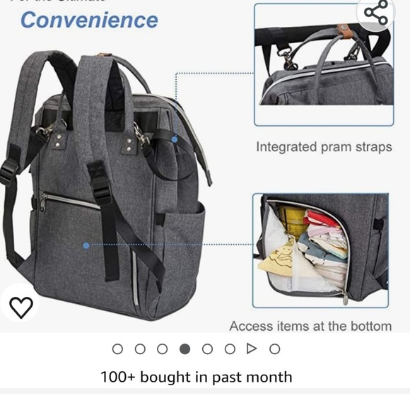 Baby Diaper Bag Backpack/ Baby Backpack - Picture 2 of 4